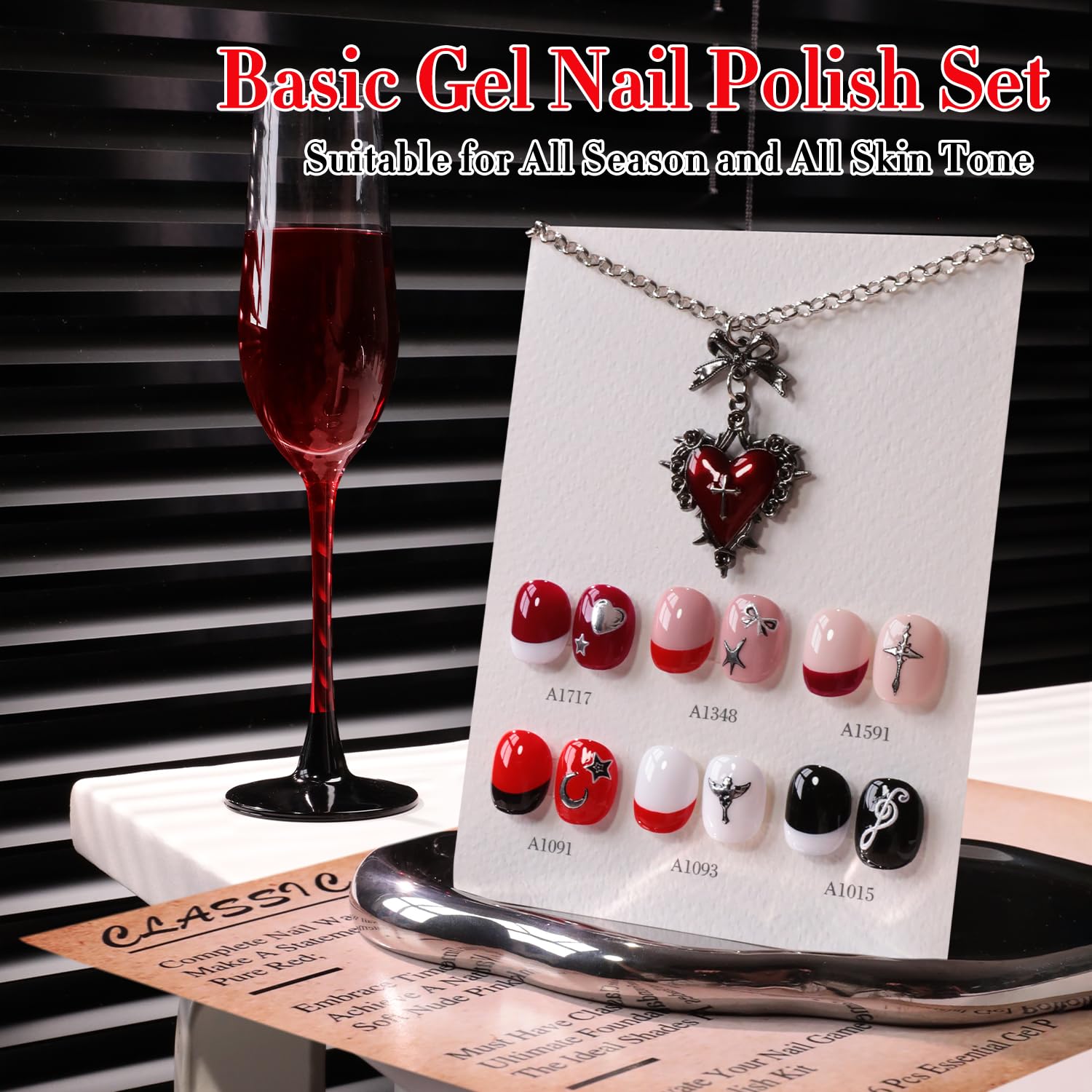 Double Rhythm 6 Pcs 15ml Gel Polish Set – Same Color, Soak Off, DIY Nail Kit