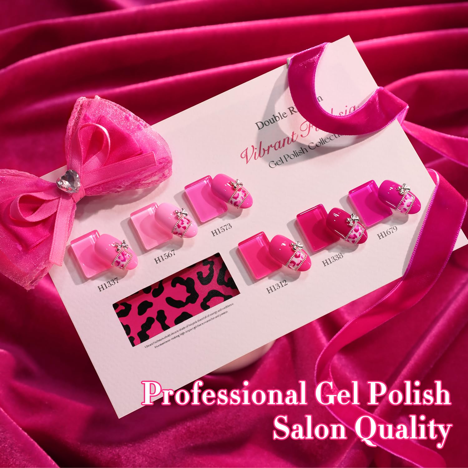 Double Rhythm 6 Pcs HEMA-FREE Gel Polish Set – Same Color, Same Bottle, Soak Off (0.50 oz)