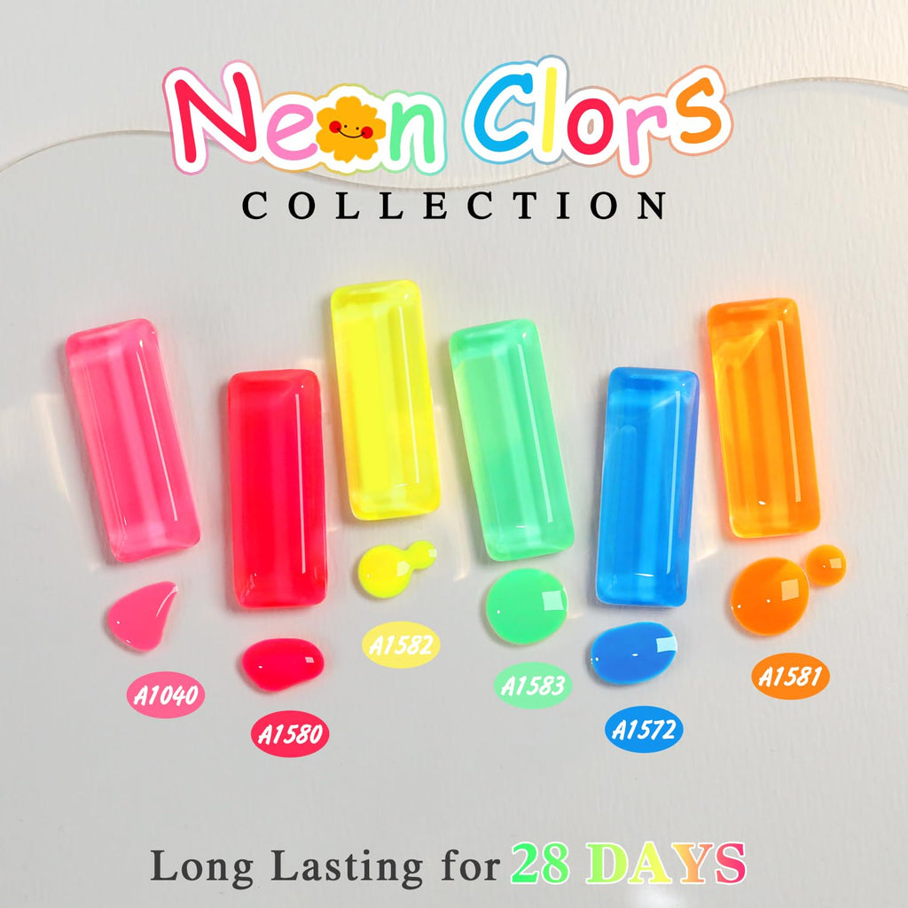 Double Rhythm 6 Pcs Gel Polish Set, 15ml Each – Pastel Colors, Soak-Off, DIY Nail Art Kit