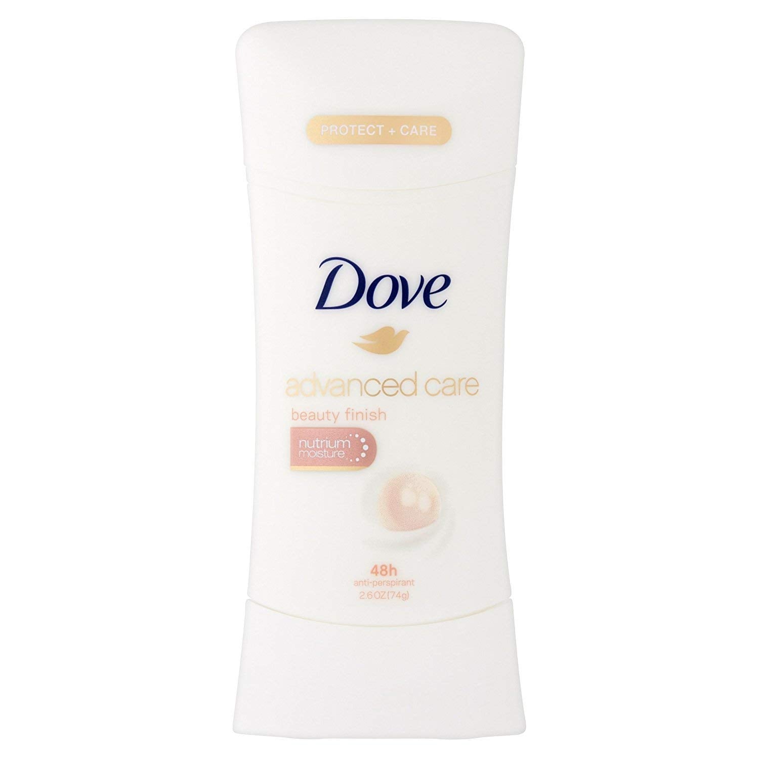 Dove Advanced Care Beauty Finish Antiperspirant Deodorant – 4-Pack, 2.6 oz Each
