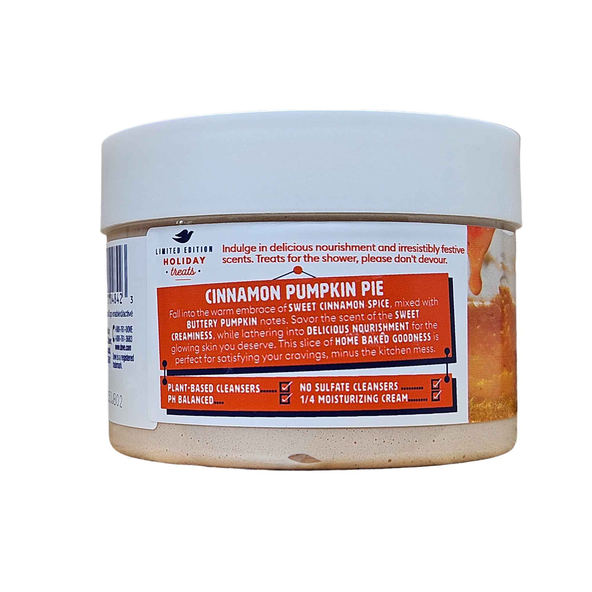 Dove Cinnamon Pumpkin Pie Body Scrub – Holiday Limited Edition, 10.5 oz