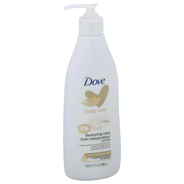 Dove Cleansing Lotion Restoring Care – Hydrating Body Lotion, 13.5 Fl Oz