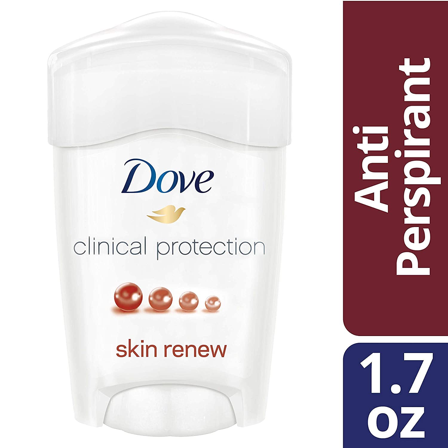 Dove Clinical Protection Skin Renew Antiperspirant & Deodorant – 1.7 oz (Pack of 3)