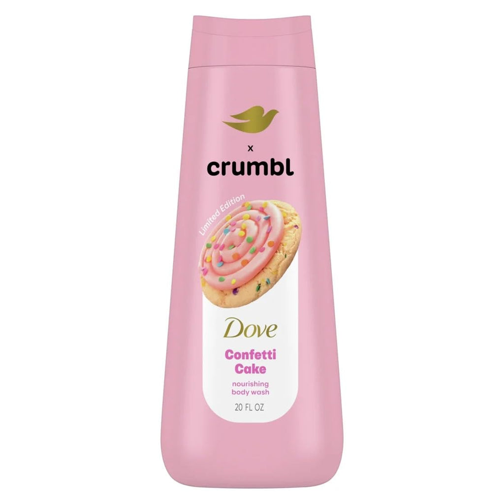 Dove Crumbl Confetti Cake Gift Set – Limited Edition 3 Count Body Care Trio