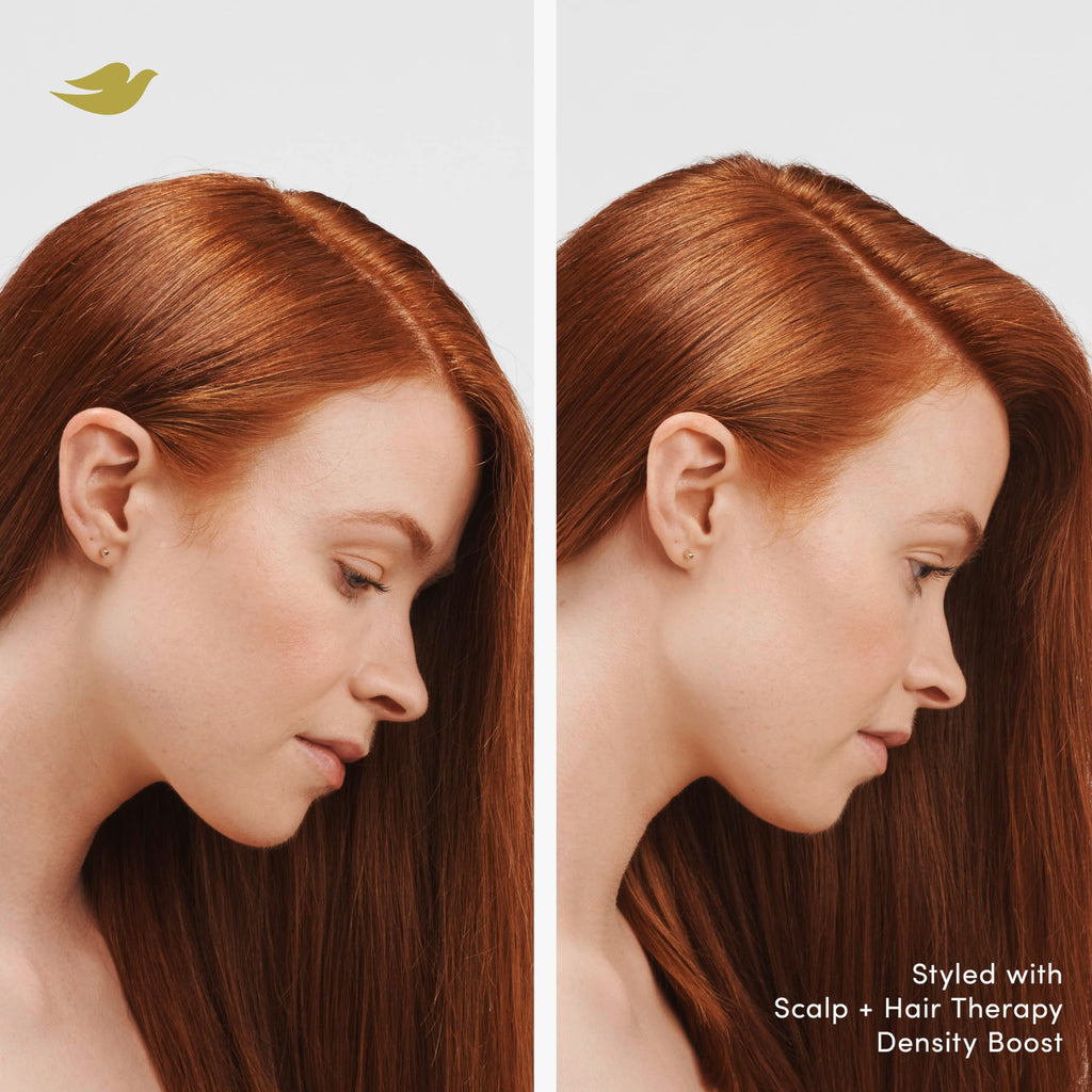 Dove Density Boost Root Lift Thickening Spray – Fuller Hair, Scalp Therapy, 0% Sulfates, 5 oz