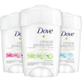 Dove Deodorant Clinial Protection for Women — 3-Stick Variety Pack (1.7 oz each, 48-Hour Odor Protection, Moisturizing for Sensitive Skin)