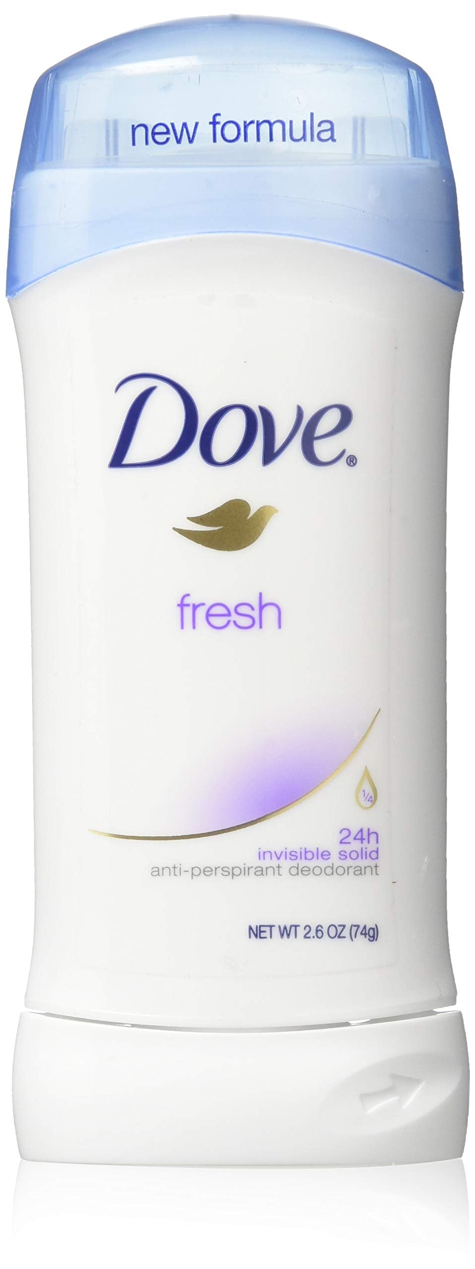 Dove Deodorant 2.6 oz Invisible Solid Fresh - 3 Pack | 24-Hour Protection