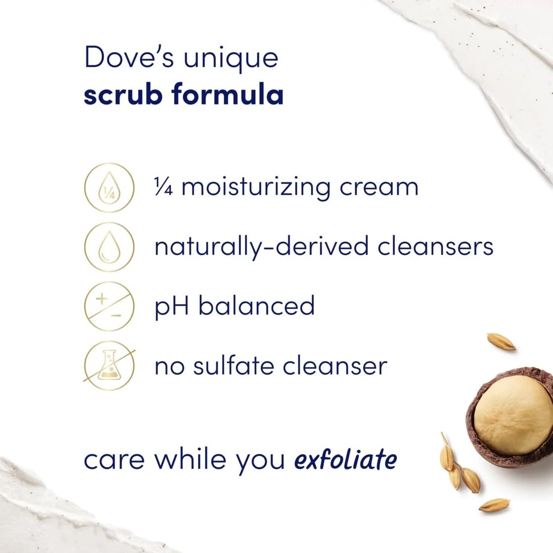 Dove Limited Edition Glow Gift Set: Deep Moisture Body Wash & Macadamia Scrub (2 Count)