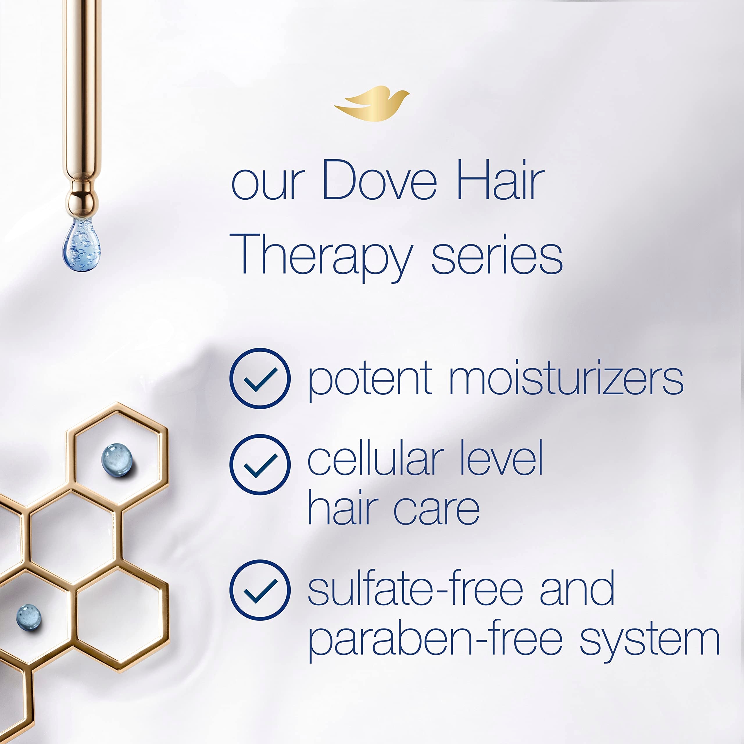 Dove Hydration Spa Conditioner for Dry Hair with Hyaluronic Serum – 33.8 oz