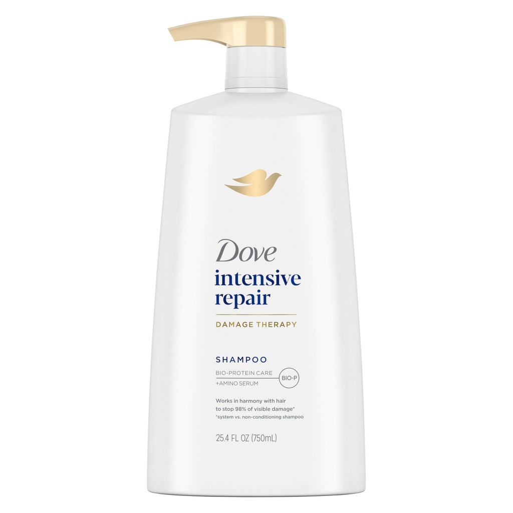 Dove Intensive Repair Shampoo for Damaged Hair | Bio-Restore Complex, 25.4 oz
