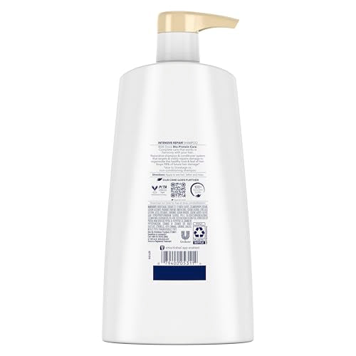 Dove Intensive Repair Shampoo for Damaged Hair | Bio-Restore Complex, 25.4 oz