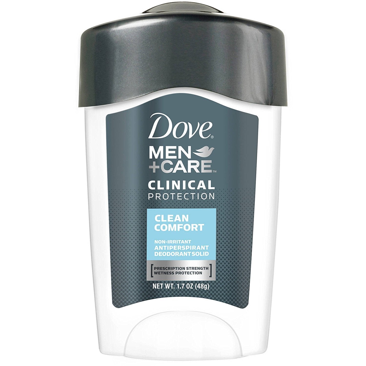 Dove Men+Care Clinical Protection Antiperspirant Deodorant Solid – Clean Comfort, 1.7 oz, Pack of 5