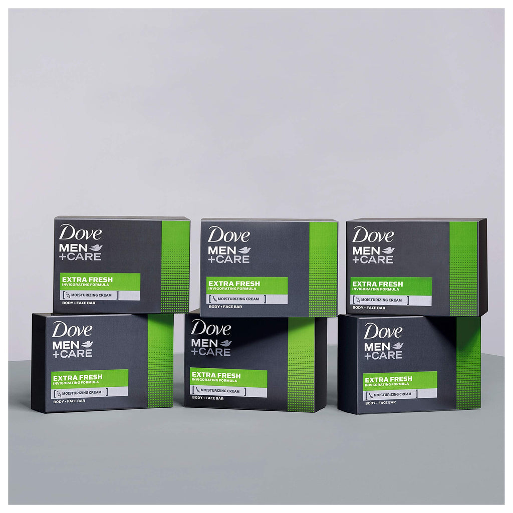Dove Men+Care Extra Fresh 3-in-1 Bar | Body, Face & Shaving Cleanser