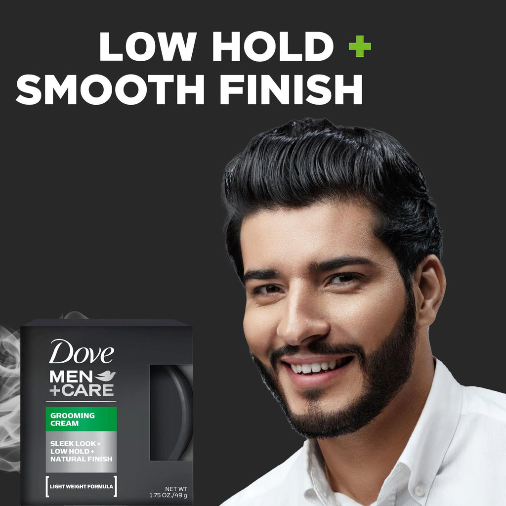 Dove Men+Care Grooming Cream 3-Pack – Lightweight, Low-Hold Styling for Natural Texture