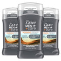 DOVE MEN + CARE Morning Fresco Aluminum Free Deodorant Stick – 72h Odor Protection (3 x 3 oz Pack of 3)