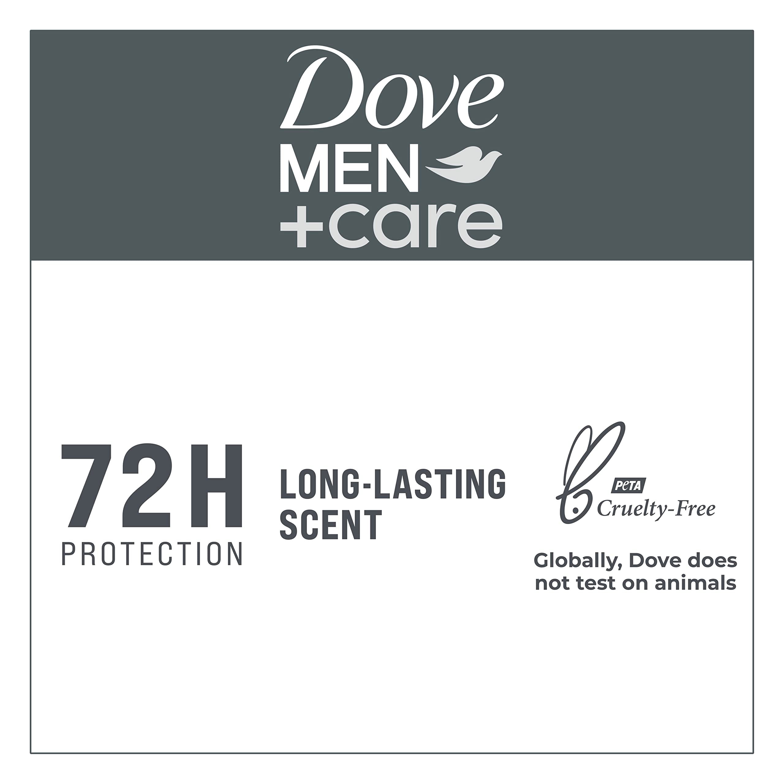 DOVE MEN + CARE Morning Fresco Aluminum Free Deodorant Stick – 72h Odor Protection (3 x 3 oz Pack of 3)