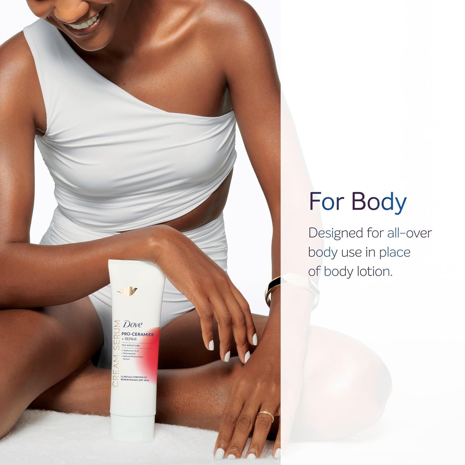 Dove Pro-Ceramide + Repair Body Cream Serum for Extremely Dry Skin – 8 oz