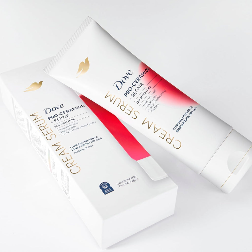 Dove Pro-Ceramide + Repair Body Cream Serum for Extremely Dry Skin – 8 oz