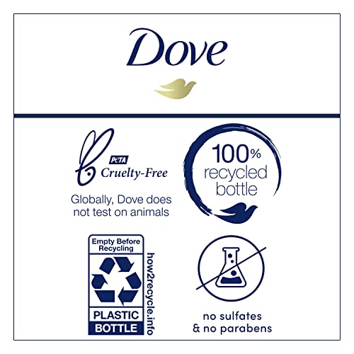 Dove Concentrate Refill 4-Pack for Reusable Bottle — Makes 16 oz of Daily Moisture Body Wash