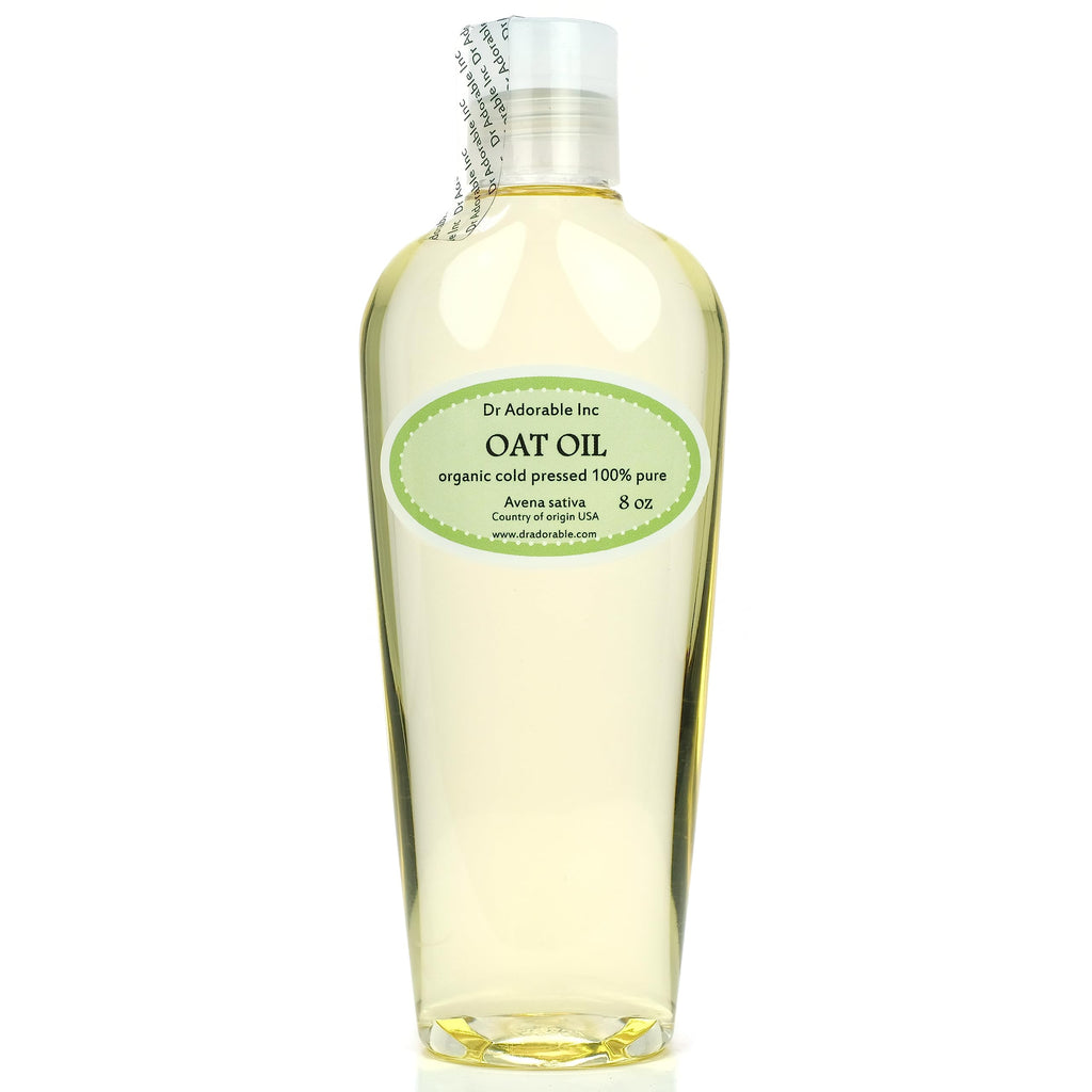Dr Adorable Oat Oil – 8 oz, 100% Pure Organic Cold-Pressed