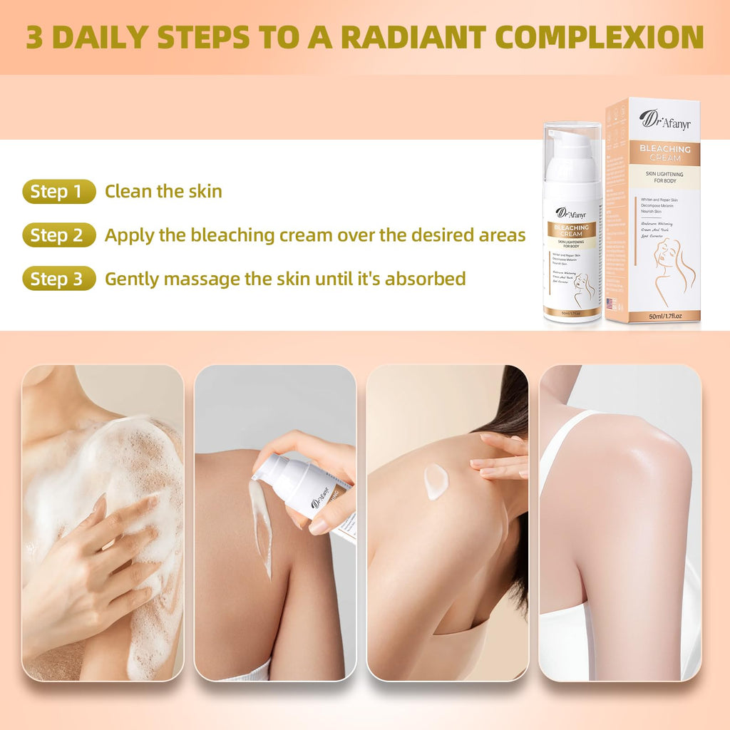 DR.Afanyr Skin Bleaching Cream – Brighten Dark Spots & Uneven Tone (All Skin Types)