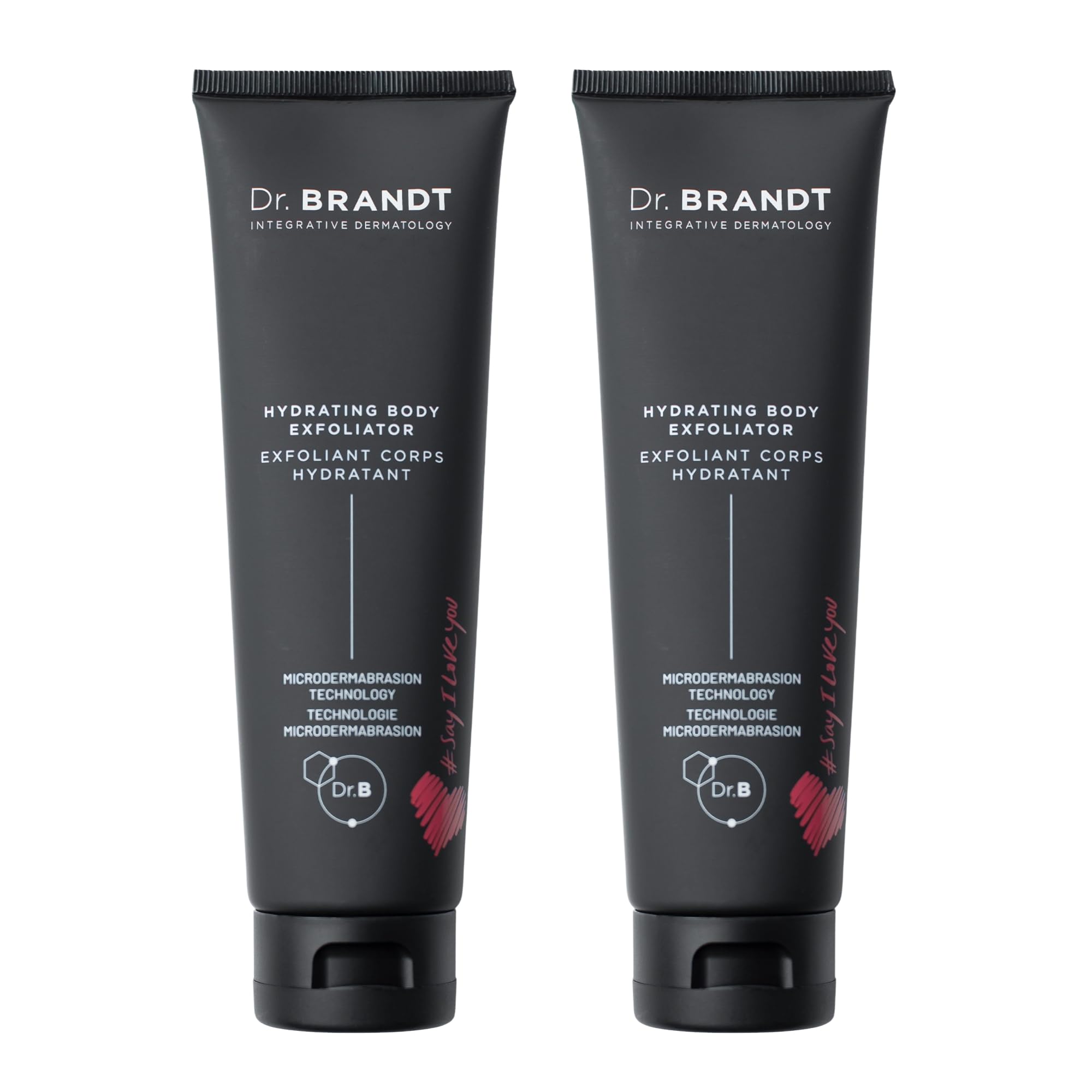 Dr. Brandt Microdermabrasion Hydrating Body Exfoliator – Renew Rough, Dry Skin (4.2 oz, Pack of 2)