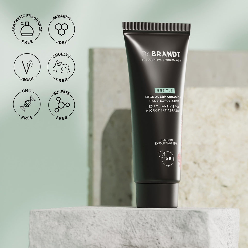 Dr. Brandt Microdermabrasion Renewing Face Exfoliator – 2-Pack, Smooth Texture