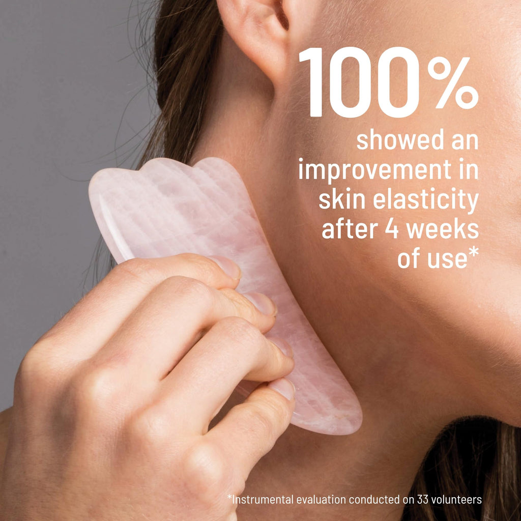 Dr Brandt Needles No More Neck Tightening Cream Lifts and Firms with Rose Quartz Gua Sha Tool 1.7 oz Pack of 2