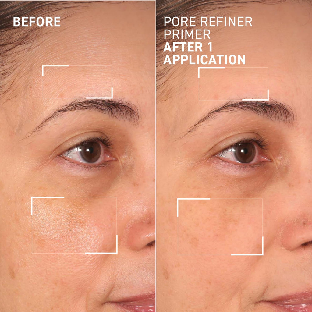 Dr. Brandt Pores No More Pore Refiner Primer – Instantly Minimize Pores, Absorb Oil, Matte Finish | 0.5 oz x2