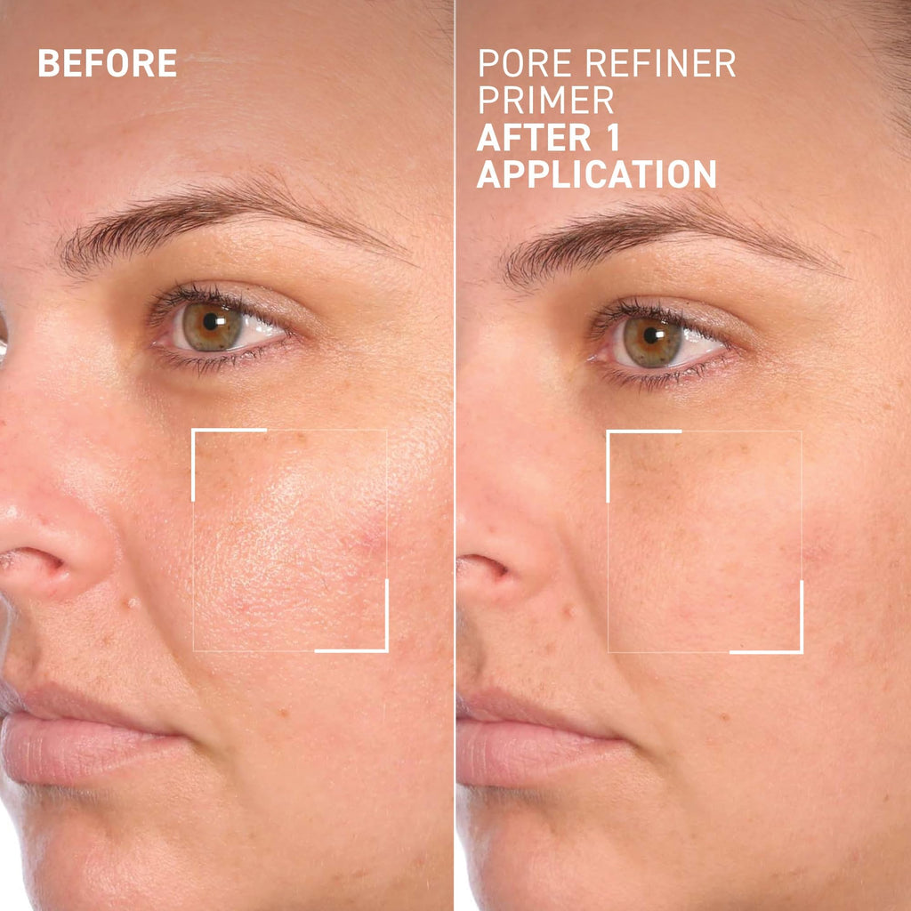 Dr. Brandt Pores No More Pore Refiner Primer – Instantly Minimize Pores, Absorb Oil, Matte Finish | 0.5 oz x2