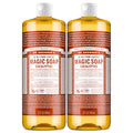 Dr. Bronner's Magic Soap - Pure-Castile Eucalyptus Liquid Soap (2-Pack, 32 oz) | 18-in-1 Uses
