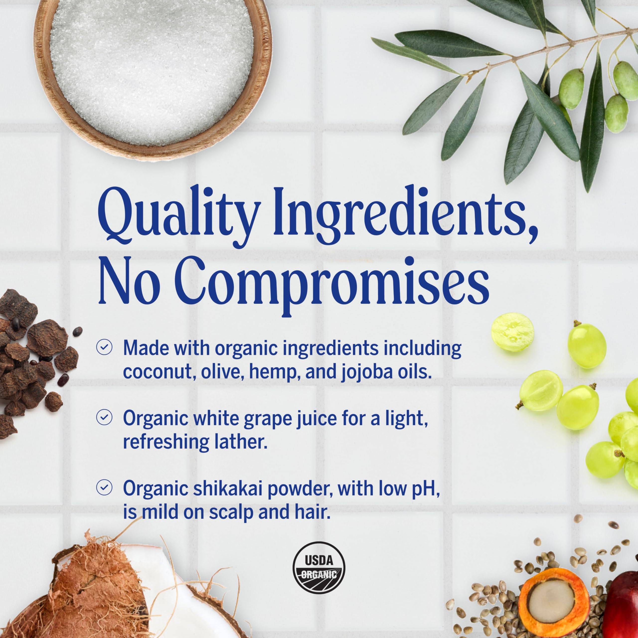 Dr. Bronner's Organic Sugar Soap (Lemongrass, 64 oz) - 4-in-1 Use: Hands, Body, Face & Hair