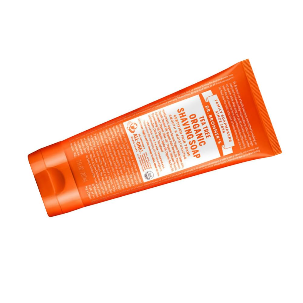 Dr. Bronner's Tea Tree Organic Shave Gel – 7 Oz