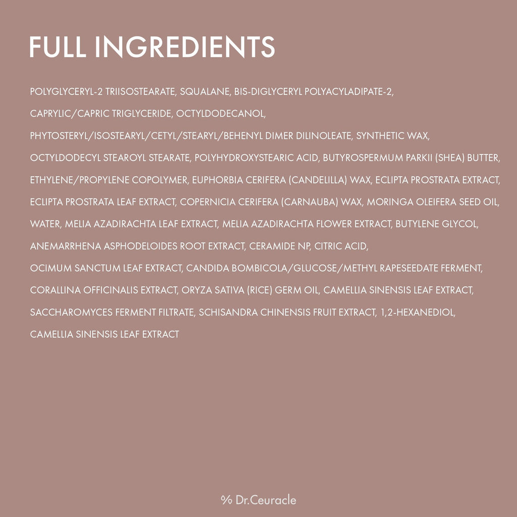 Dr.Ceuracle Vegan Kombucha Tea Lip Balm – Soft, Hydrating Lip Moisturizer (3.7 g)