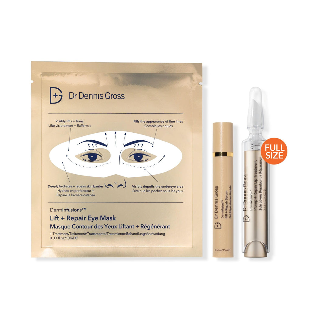 Dr Dennis Gross DermInfusions Discovery Kit — Plump, Fill & Repair Skincare Set