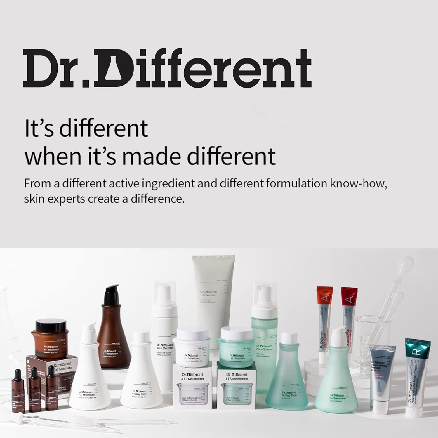 Dr.Different VITALIFT-A Retinal 0.05% Night Cream – Anti-Aging, Lifting & Hydration, 0.7oz