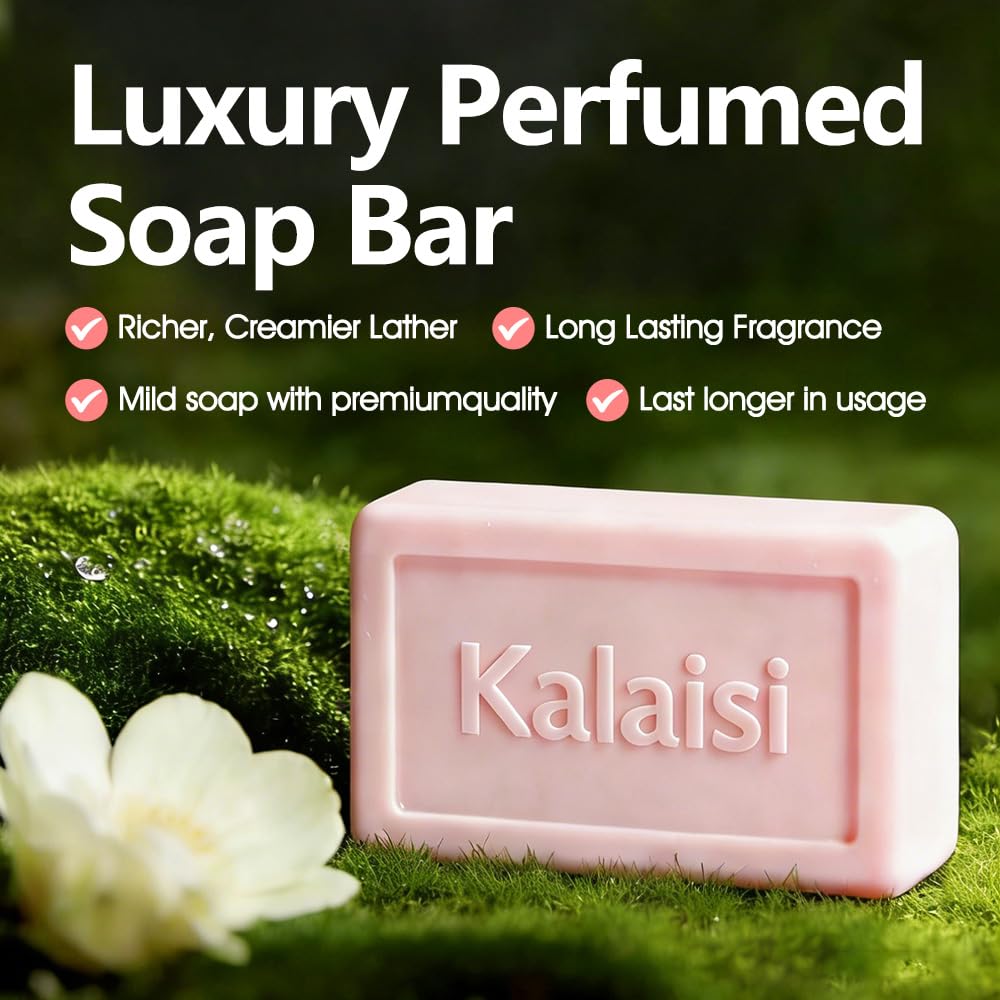 DR.EMMET Luxury Perfumed Soap Bar – Long-Lasting Fragrance, Nourishing Lather (3 Pack)