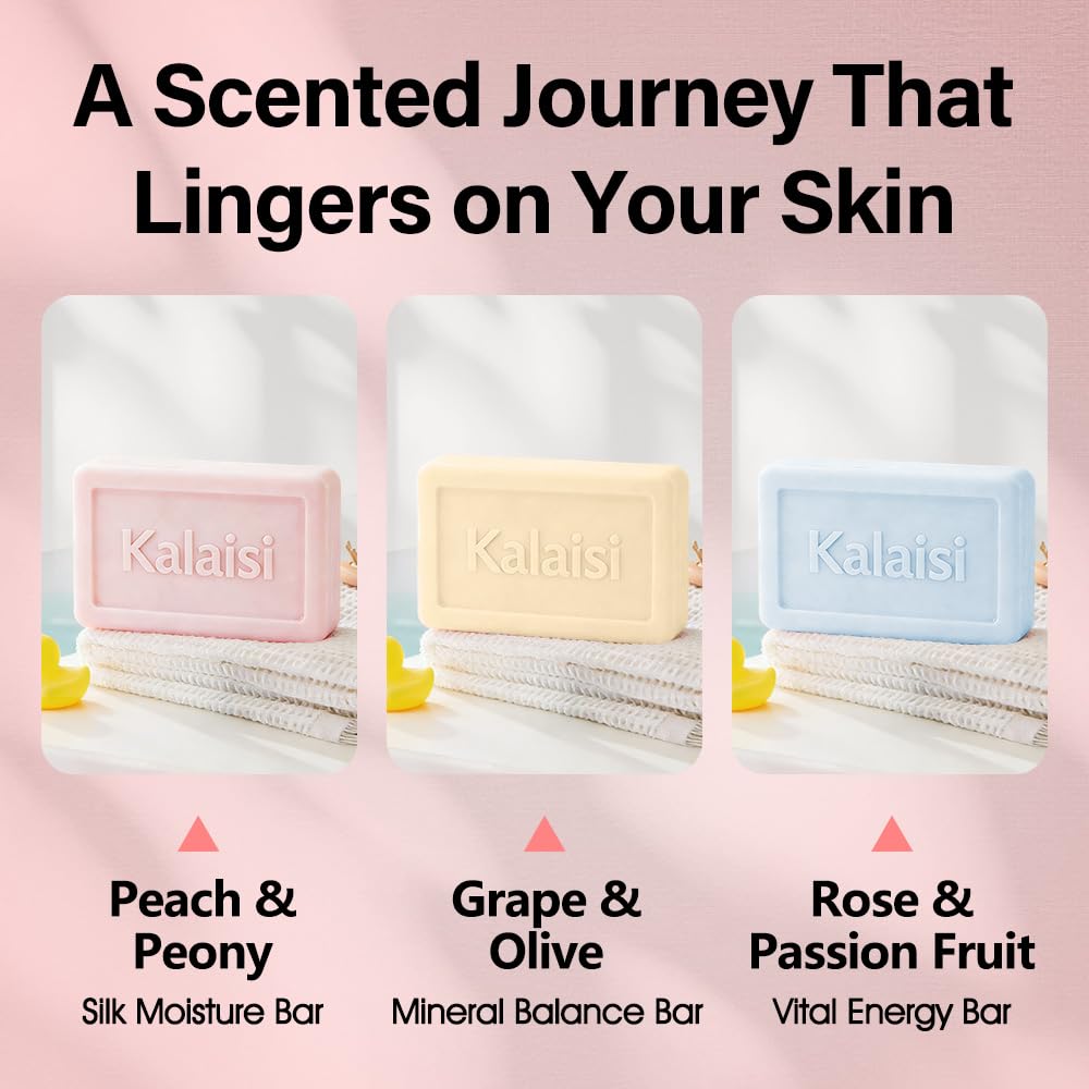 DR.EMMET Luxury Perfumed Soap Bar – Long-Lasting Fragrance, Nourishing Lather (3 Pack)