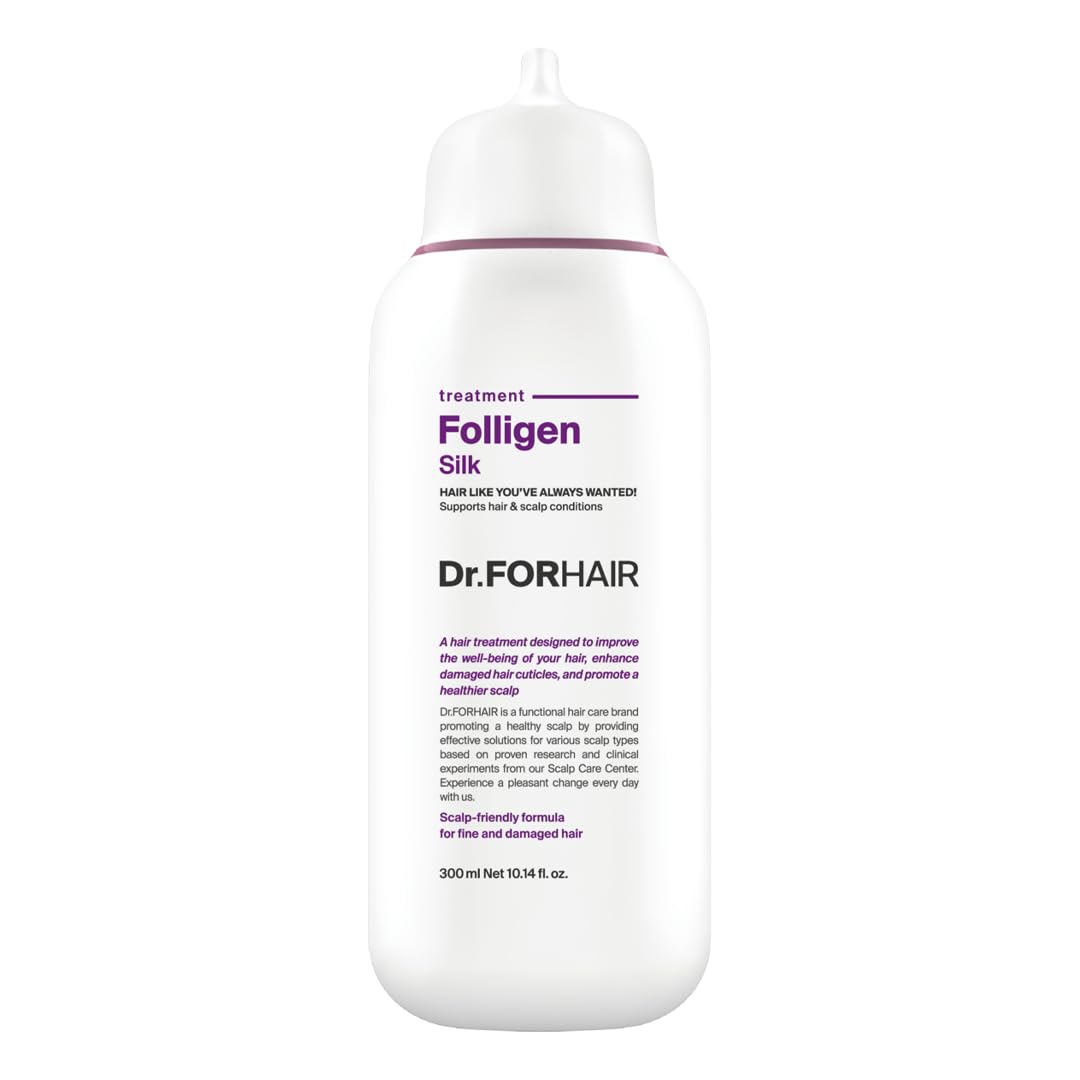 DR.FORHAIR Folligen Silk Treatment — Korean Hair Care for Dry, Damaged Hair | Volume & Scalp Support