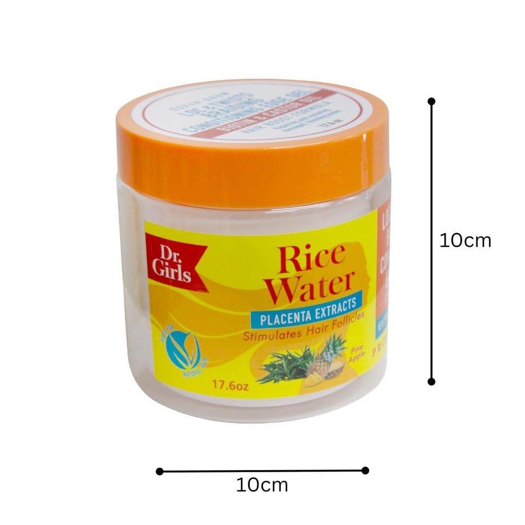 Dr. Girls Braiding Edge Gel – 48-Hour Mega Hold, Pineapple
