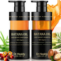 Dr. Healdy Batana Oil Shampoo & Conditioner Set — Hair Growth, Thickening & Hydration (Sulfate Free)