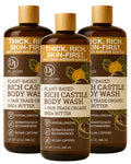 Dr. Jacobs Naturals Pure Castile Soap Body Wash – Shea Butter, Aloe Vera & Vitamin E – 32 oz (Pack of 3) – Made in USA