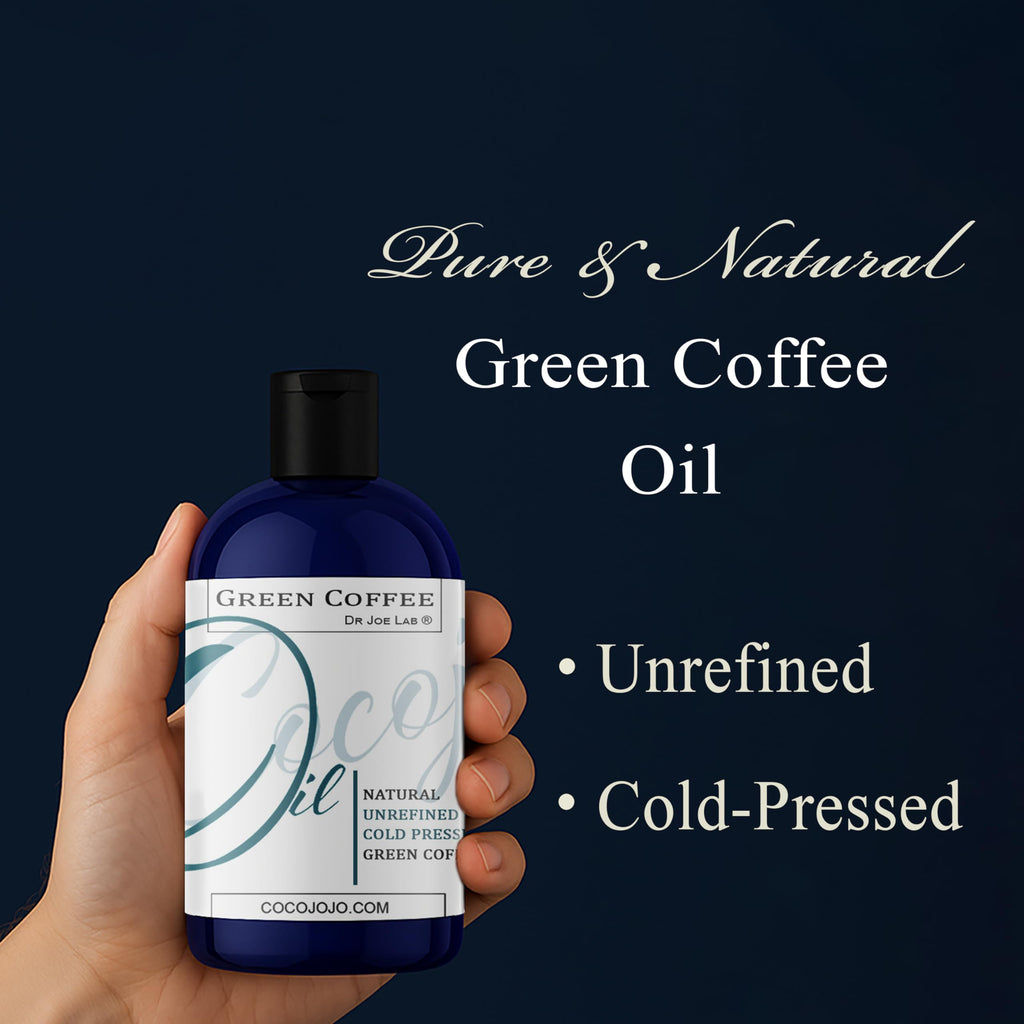 Dr Joe Lab Green Coffee Bean Oil – Pure, Cold-Pressed Carrier Oil for Skin, Hair & Nails