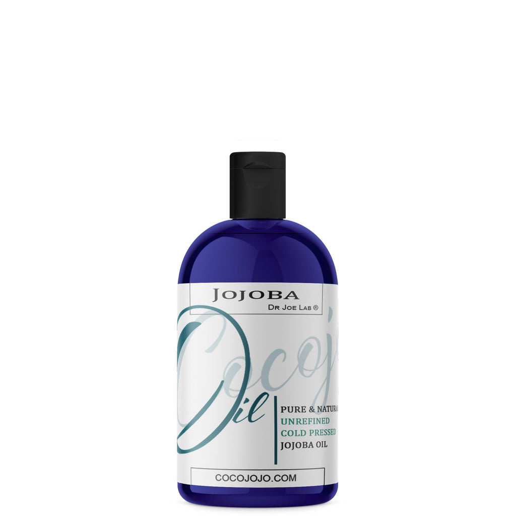 Dr Joe Lab Jojoba Oil 4 oz – Pure Cold-Pressed Jojoba for Hair, Skin & Nails