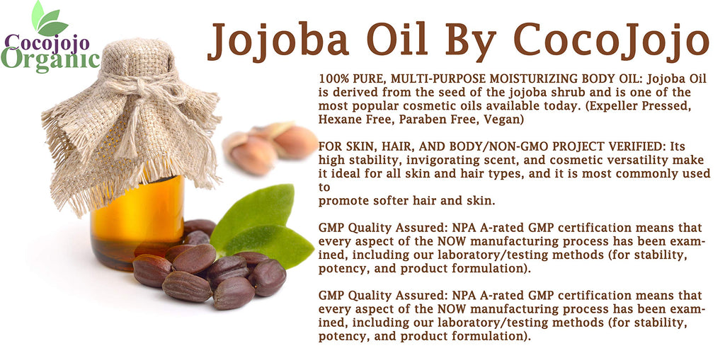 Dr Joe Lab Jojoba Oil 4 oz – Pure Cold-Pressed Jojoba for Hair, Skin & Nails