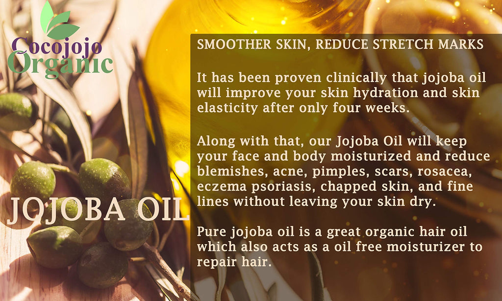 Dr Joe Lab Jojoba Oil 4 oz – Pure Cold-Pressed Jojoba for Hair, Skin & Nails