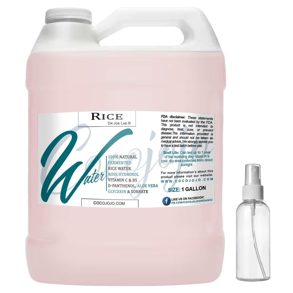 Dr Joe Lab Rice Water Growth Mix – Nourishing Toner with Rose Hydrosol & Aloe, Alcohol-Free Spray (128 oz) for Oily Skin