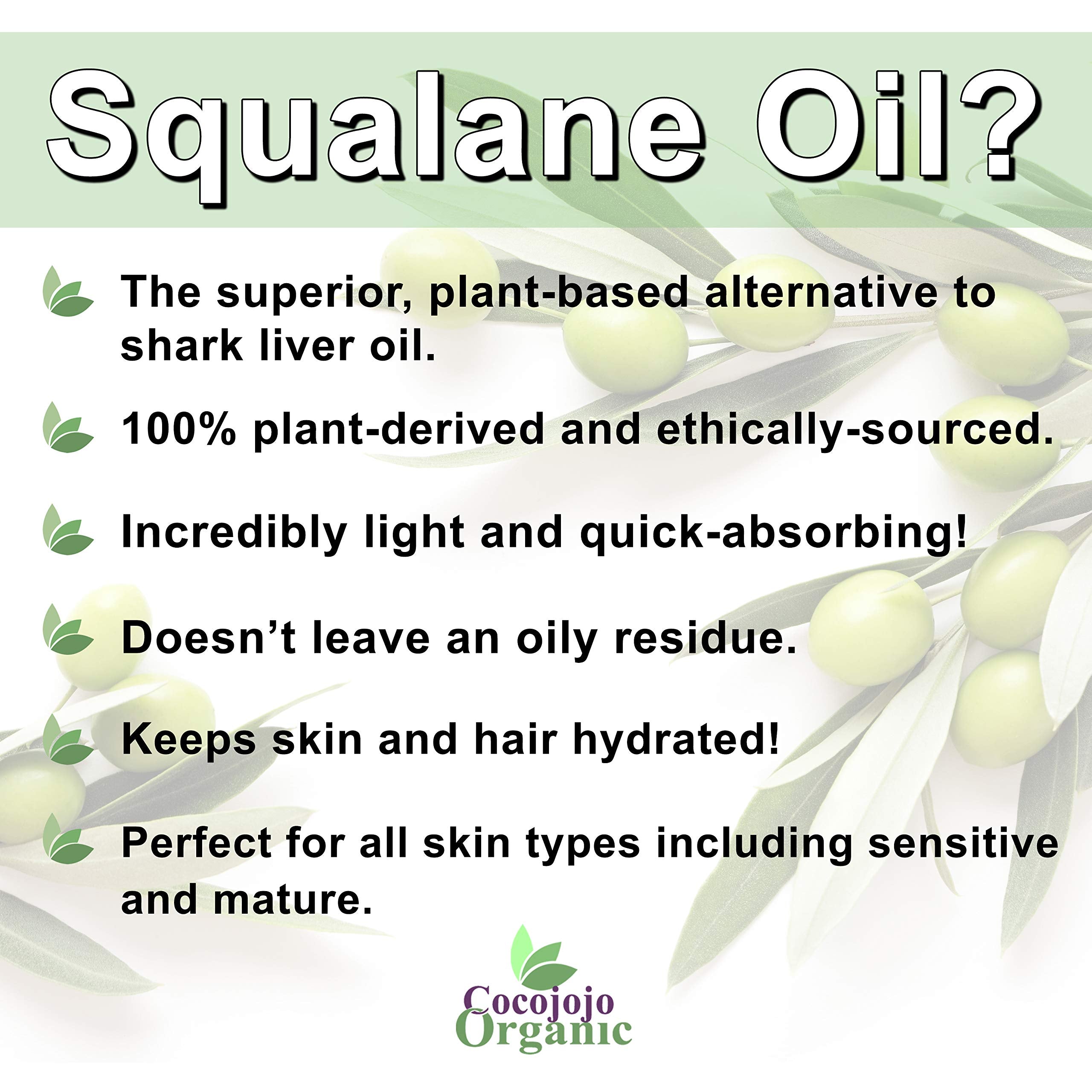 Dr Joe Lab Squalane Oil — Pure Olive-Derived Plant Squalane, 8 oz | Vegan, Cold-Pressed Carrier Oil