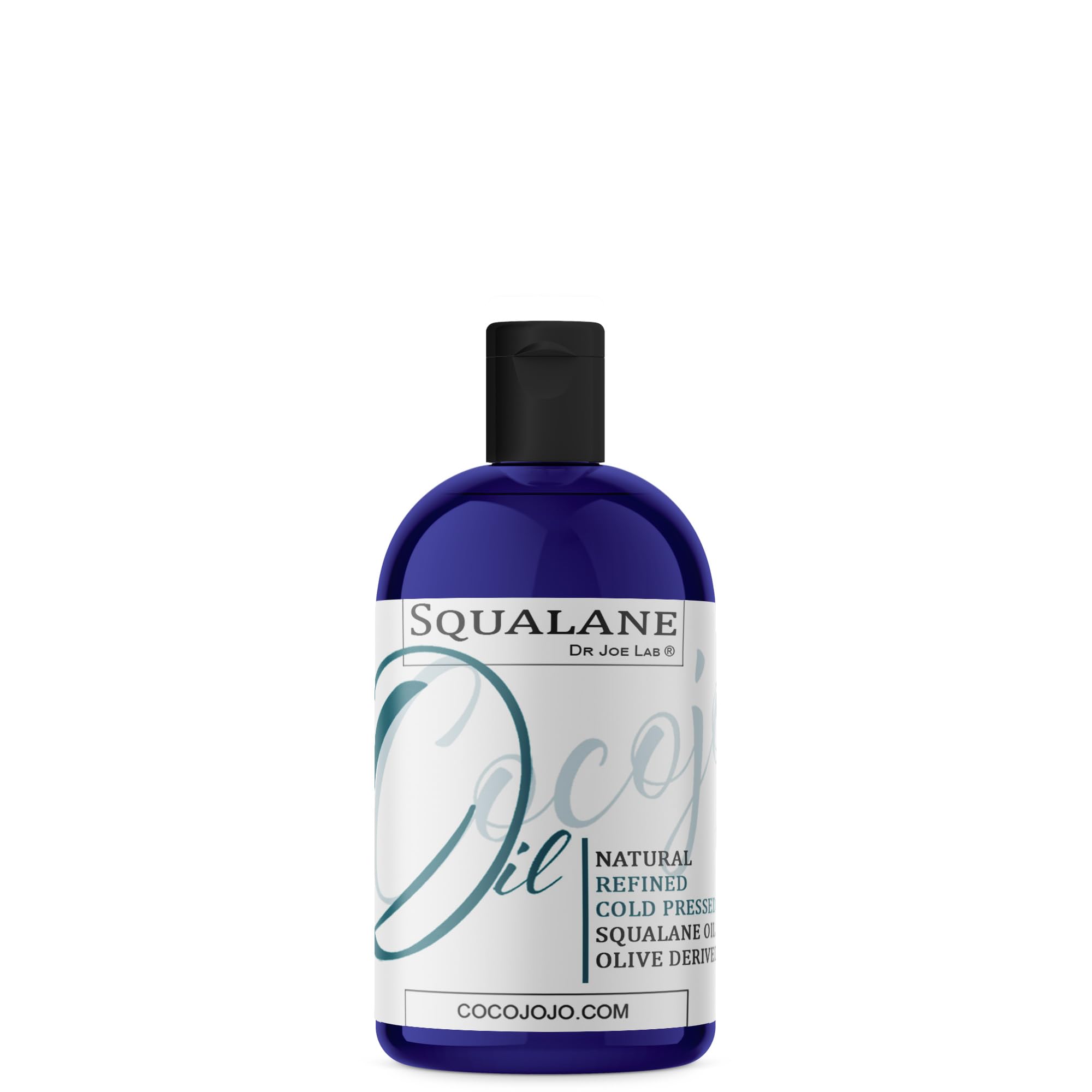 Dr Joe Lab Squalane Oil — Pure Olive-Derived Plant Squalane, 8 oz | Vegan, Cold-Pressed Carrier Oil
