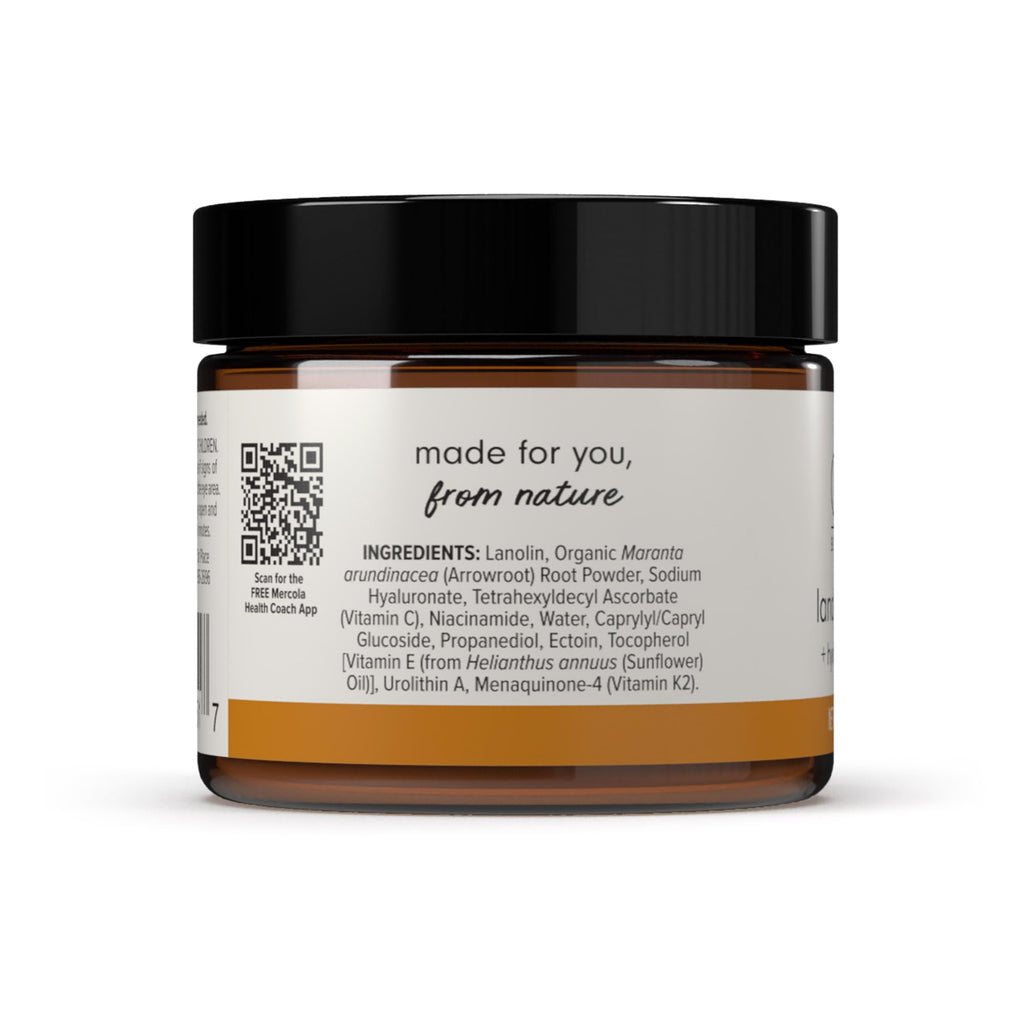 Dr. Mercola Ola Lanolin Cream with Hyaluronic Acid – 2oz
